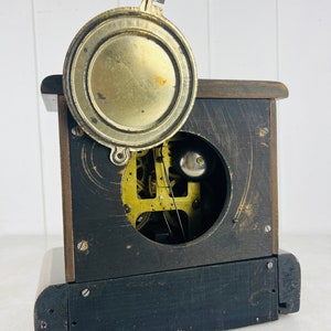 Vintage Gilbert Mantel Clock, Decatur Model, Key Wind, Brass Details - Etsy