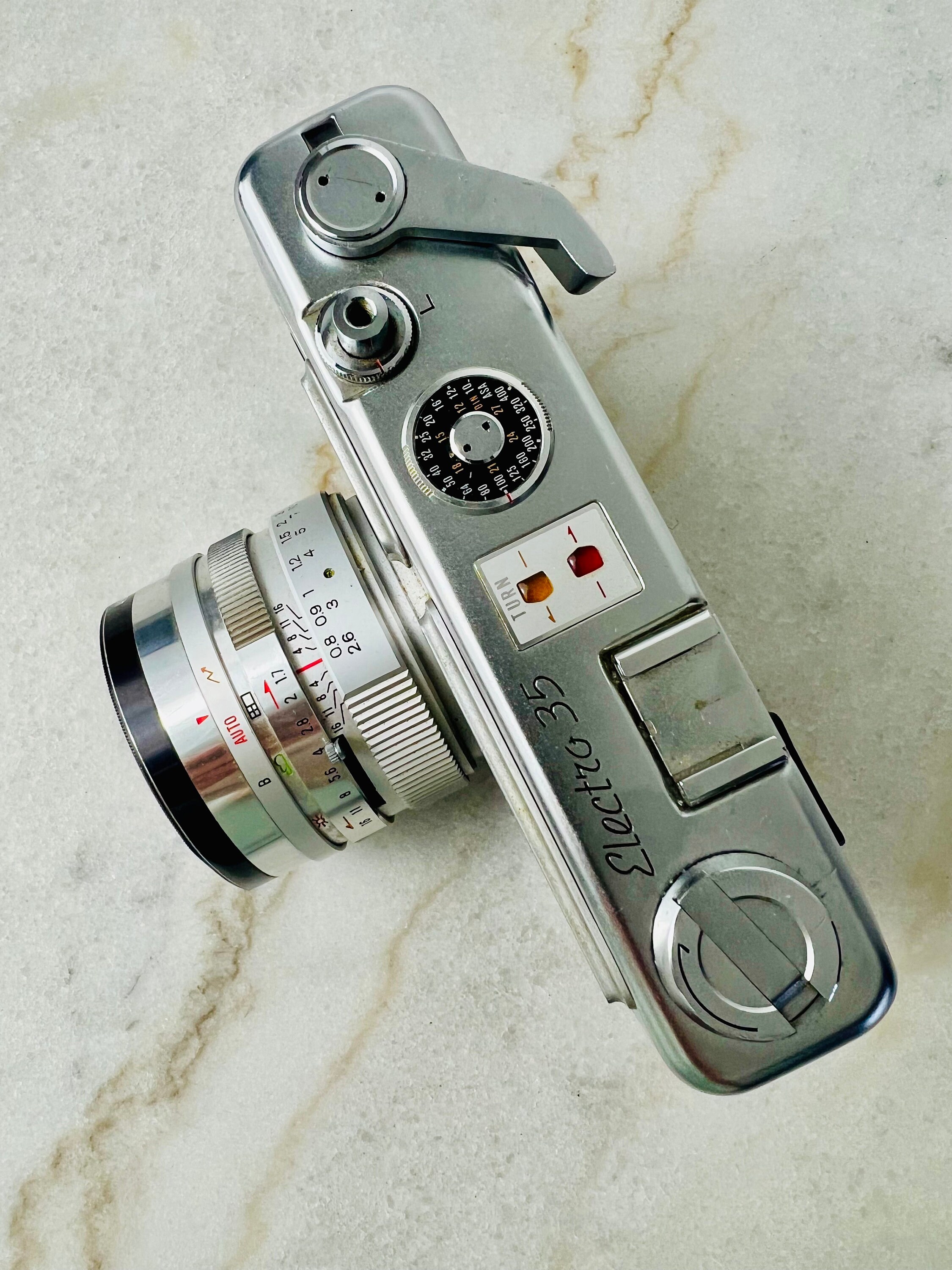 Vintage Yashica Electro 35 Camera, 1966-68, Metal Body, 35 Vintage Yashica Electro 35 Camera, 1966-68, Metal Body, 35