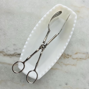 Vintage silver asparagus tongs - Etsy 日本