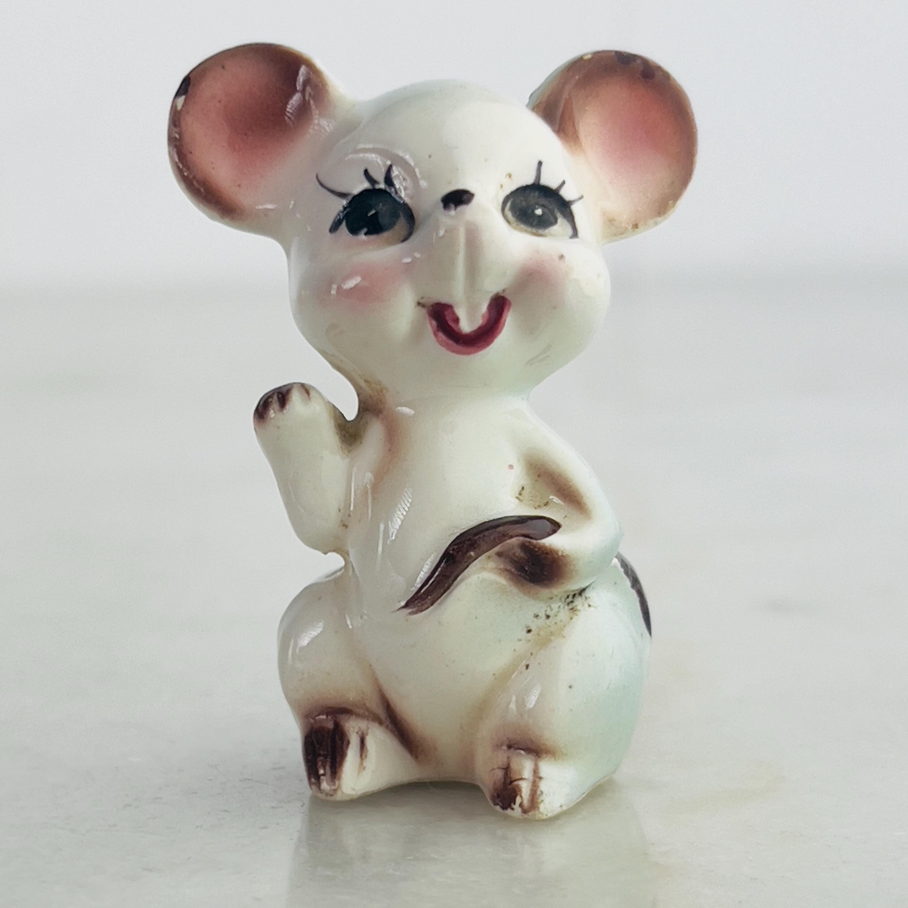 Vintage 1940-'50s Cute Animal Figurines, Cartoony Elephant