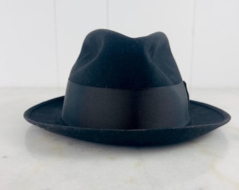Vintage 1950s Royal STETSON WHIPPET Fedora W/ Box ~ Size 7 1/8