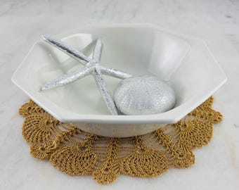 Antique Johnson Brothers Ironstone Bowl, white, fluted, octagonal rim, dot border, made in England, for serving dish, farmhouse decor, gift