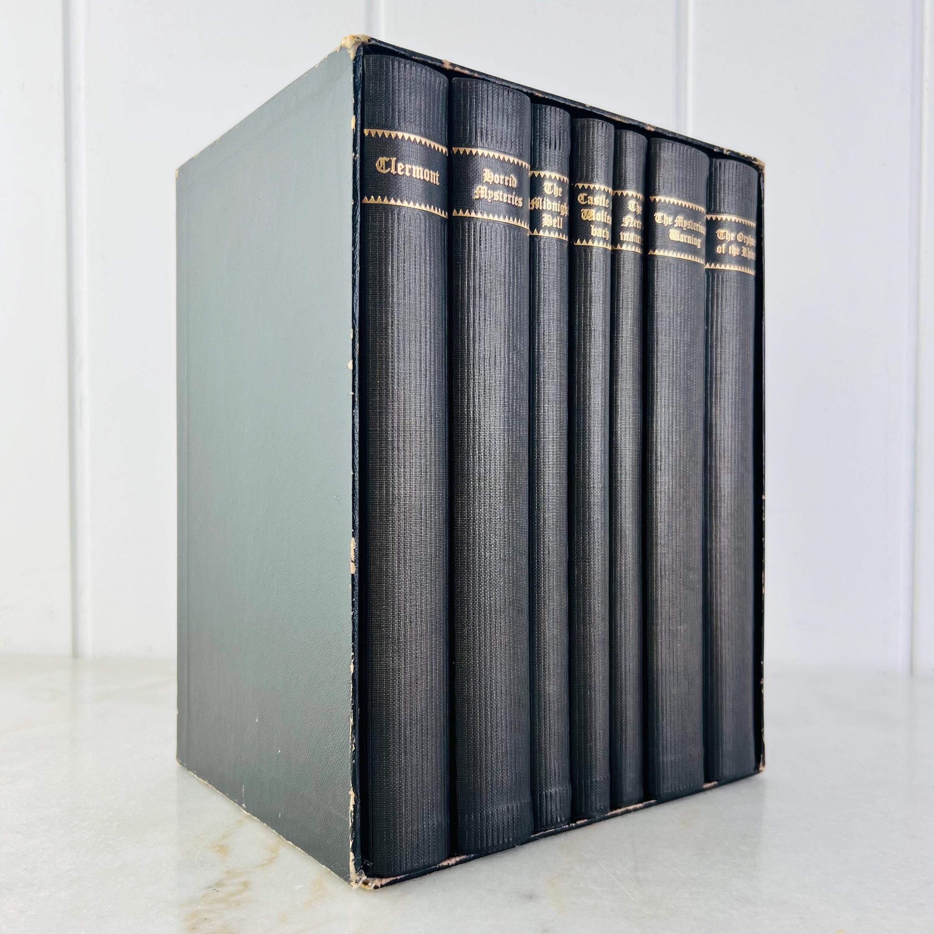 First Edition 1968 The Northanger Set of Jane Austen Horrid Novels, Complete, 7 hardcover books, London: The Folio Press, original slipcase