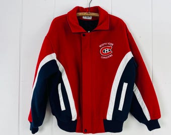 Jaqueta vintage Montreal Canadiens NHL Shain of Canada Jaquetas