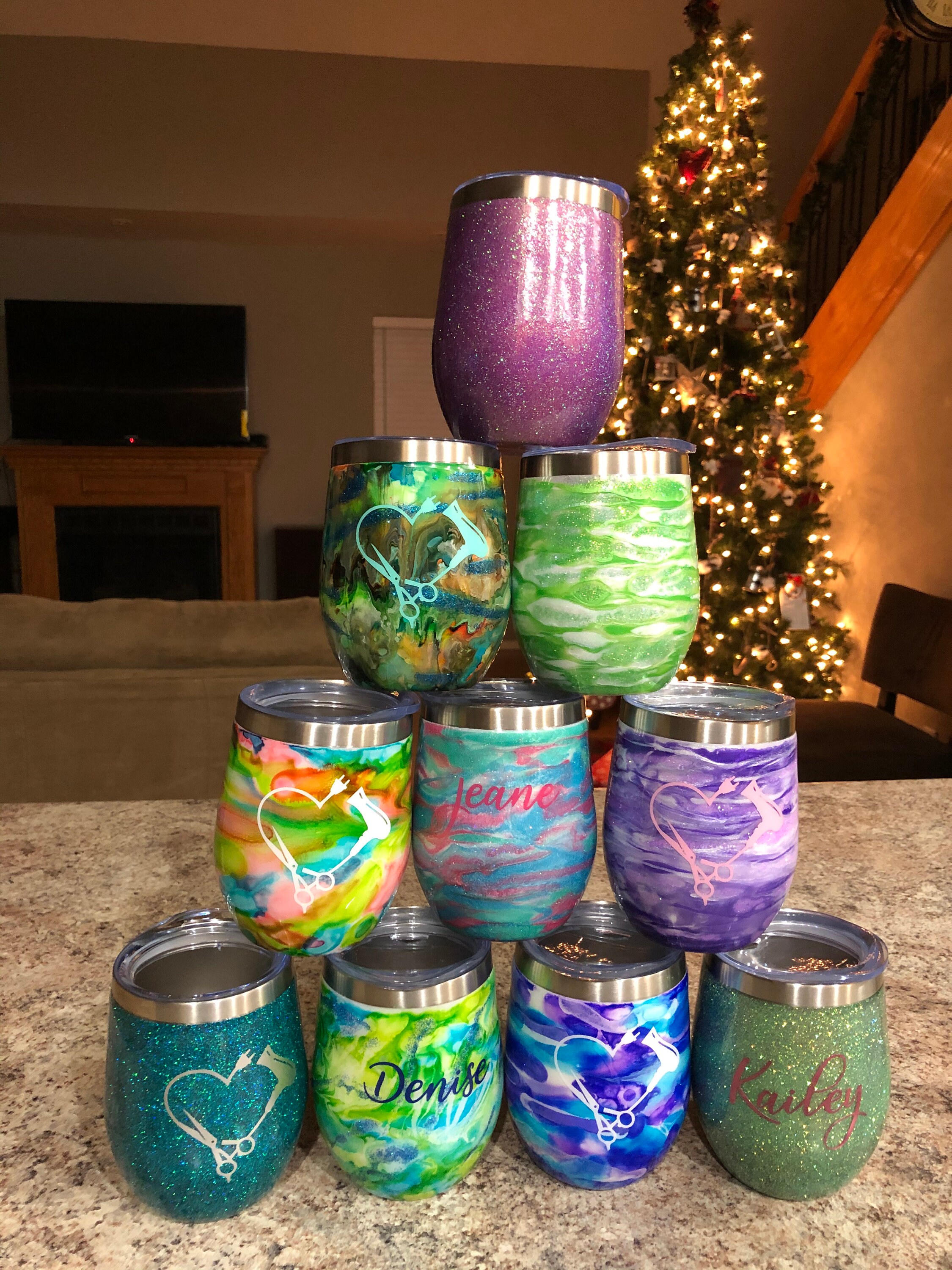 Custom Stainless Steel Resin Tumbler Etsy