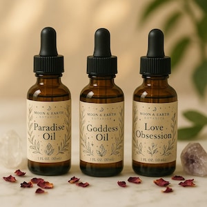 Ritual Body Oil Bundle: Moon & Earth Botanica - Vegan, Cruelty-Free