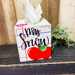 Teacher appreciation gift | teacher tissue box | teacher gift | educator