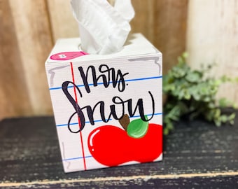 Teacher appreciation gift | teacher tissue box | teacher gift | educator
