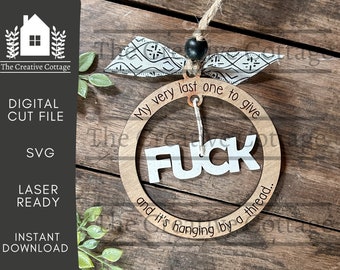 My very last fuck/shit to give | Car Charm | Ornament |  SVG digital file | Gift