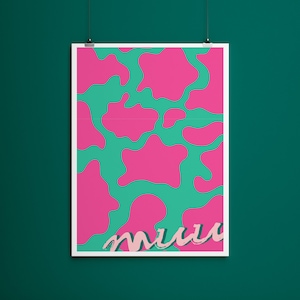 ANIMAL PATTERN, colorful poster, digital download, printable art, wall decor, safari TEXTURE painting, wall print, deco