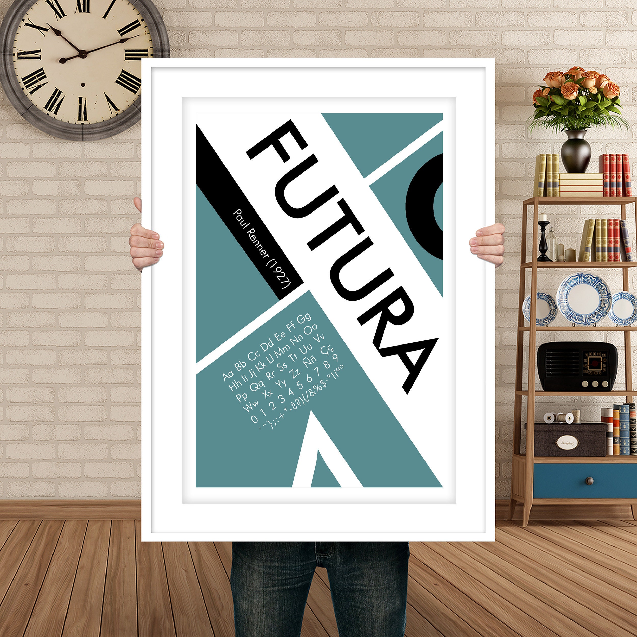 Typographic Poster, Bauhaus Typographic Sheet, FUTURA Typography, BODONI,  BASKERVILLE, Wall Decoration, Graphic Design Poster, Sheet - Etsy, image size:2500x2500