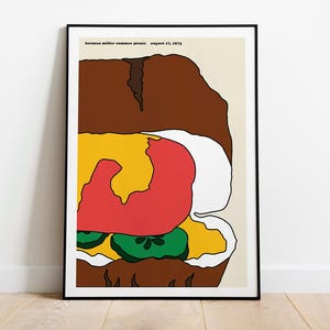 Impresión Herman Miller SUMMER PICNIC, arte para pared, póster original, historia del arte, clásicos del diseño, diseño carteles, pop art