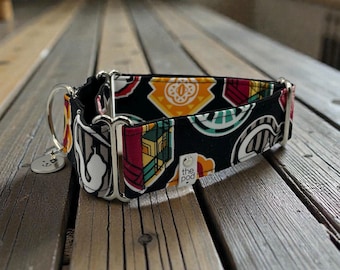 Demon Slayer Icons Black | Martingale Collar Greyhound - Whippet - Italian greyhound