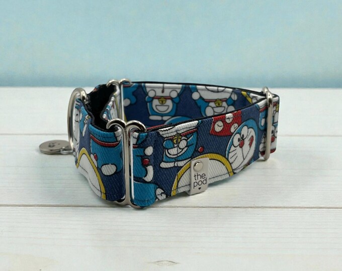 Doraemon / Greyhound - Whippet - Italian Greyhound Martingale Collar