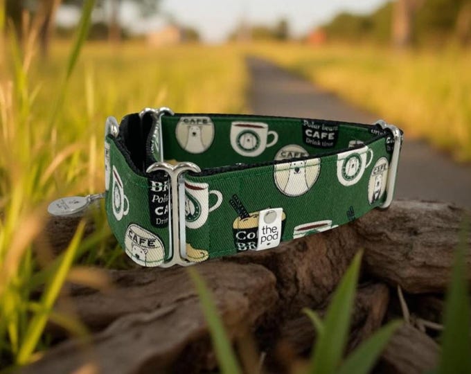 Coffee Bear / Khaki | Martingale Collar Greyhound - Whippet - Italian greyhound