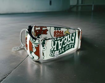 Snoopy Peanuts Friends - Cream / Greyhound - Whippet - Italian Greyhound Martingale Collar