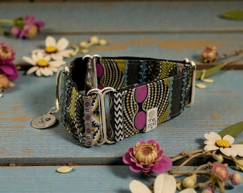 Boho Yellow | Martingale Collar Greyhound - Whippet - Italian greyhound