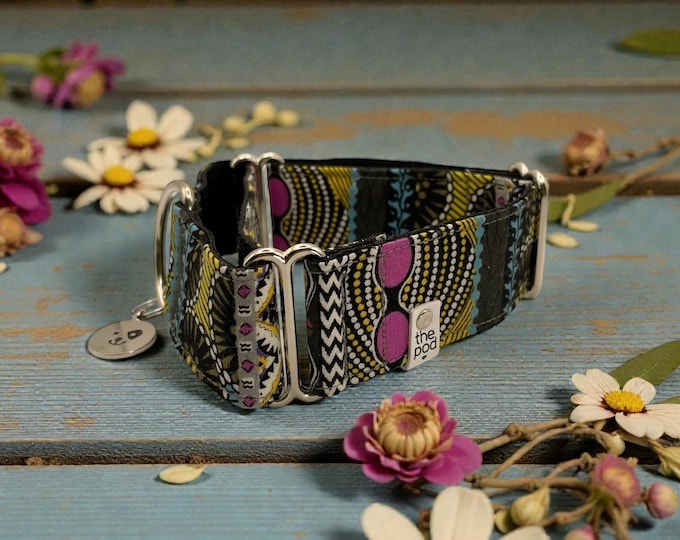Boho Yellow | Martingale Collar Greyhound - Whippet - Italian greyhound