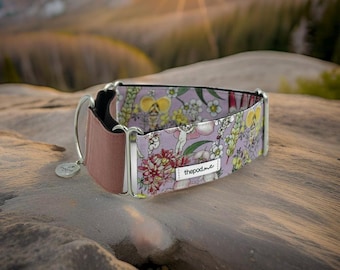 Gumnut Babies Pink / Greyhound - Whippet - Italian Greyhound Martingale Collar