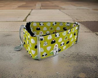 Onigiri Rice Ball Yellow | Martingale Collar Greyhound - Whippet - Italian greyhound