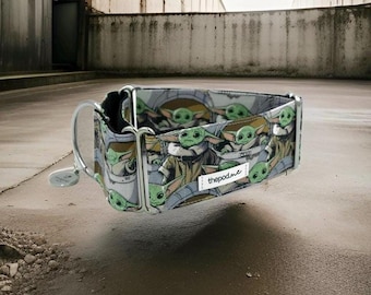 Yoda Starwars / Greyhound - Whippet - Italian Greyhound Martingale Collar