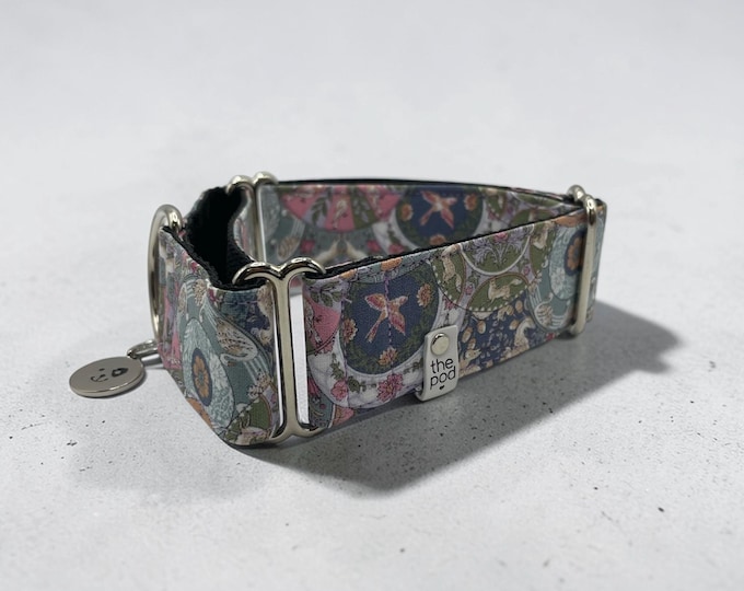 Pink Art Nouveau Symphony | Martingale Collar Greyhound - Whippet - Italian greyhound