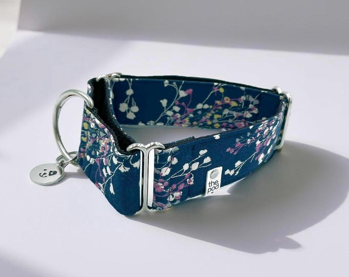 Lavendar Midnight Blue | Martingale Collar Greyhound - Whippet - Italian greyhound
