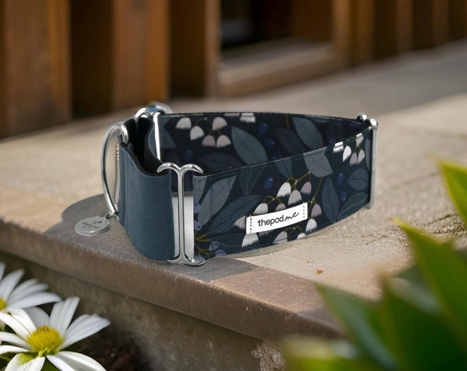 Australian Native Floral - Violet | Martingale Collar / Greyhound - Whippet - Italian greyhound
