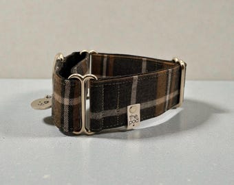Tartan Orange | Martingale Collar Greyhound - Whippet - Italian greyhound