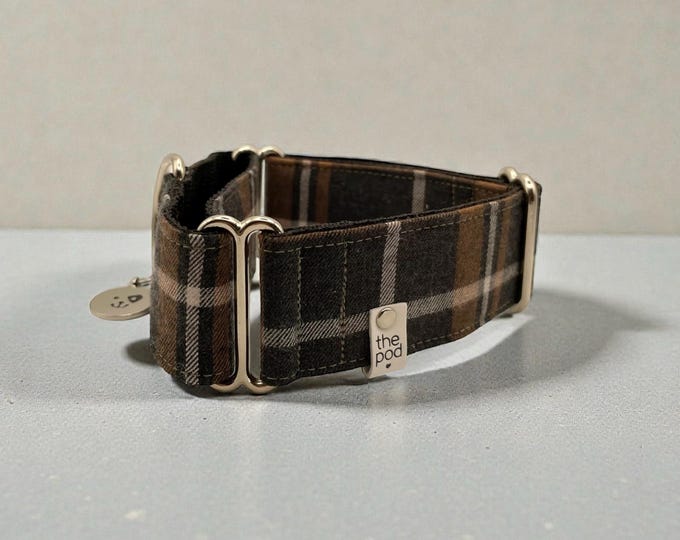 Tartan Orange | Martingale Collar Greyhound - Whippet - Italian greyhound
