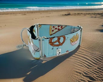 Takeaway by the Beach / Greyhound - Whippet - Italian Greyhound Martingale Collar