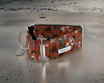 Star Wars Red / Greyhound - Whippet - Italian Greyhound Martingale Collar