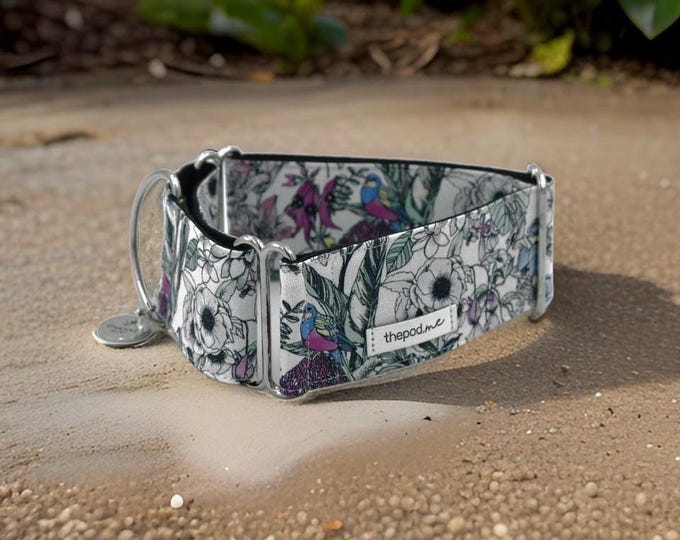 The Scenic Route - Flora & Fauna | Martingale Collar LIMITED STOCK / Greyhound - Whippet - Italian greyhound