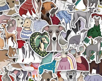 Greyhound Sticker Pack | Random 5 / 10 / 20 Pieces | Dog Lover Vinyl Stickers
