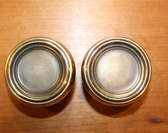 Pair of Wrought Bronze Norwalk Raleigh Doorknobs M-25000 C:1926 V-23