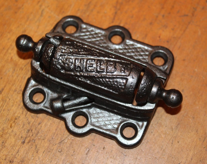 Custom Print Spring Loaded Screen Antique Cast Iron Victorian Shelby Spring Loaded Screen Door Hinge D-57 ...