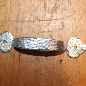 5" Vintage Colonial Spade Drawer Pulls Handles Stripped Unpainted Finish G-51