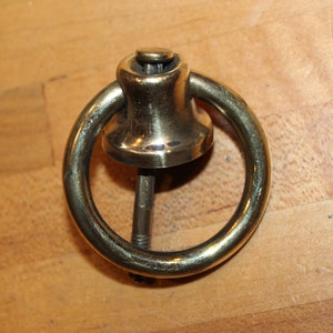 Antique Vintage Cast Bronze Drawer Dresser Drop Bail Pull Unmarked N-71