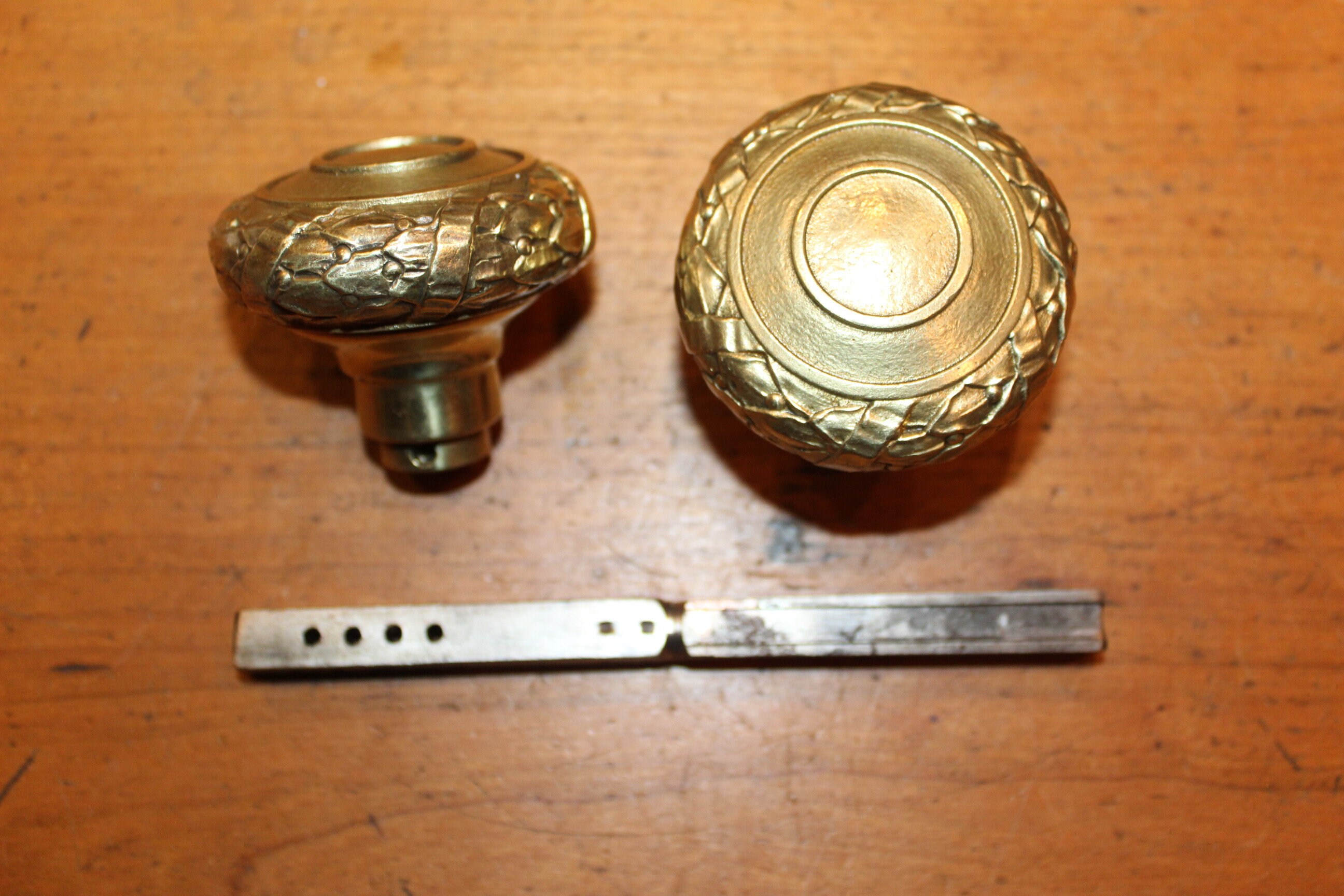 Pair of Antique Yale & Towne Newly Catalogued Doorknobs W