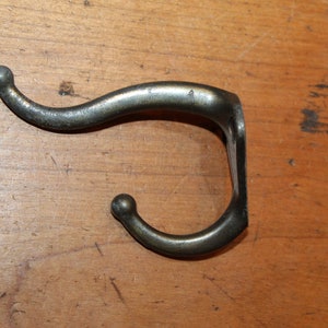 Antique Cast Iron Acorn Finial Coat Hook