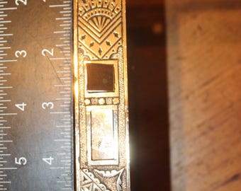 Refurbished Antique Branford Lock Works #1500 with Oriental Pattern Face R-85