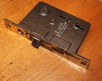 Refurbished Antique Sargent 6341 Push Button Mortise Lock No Key R-78