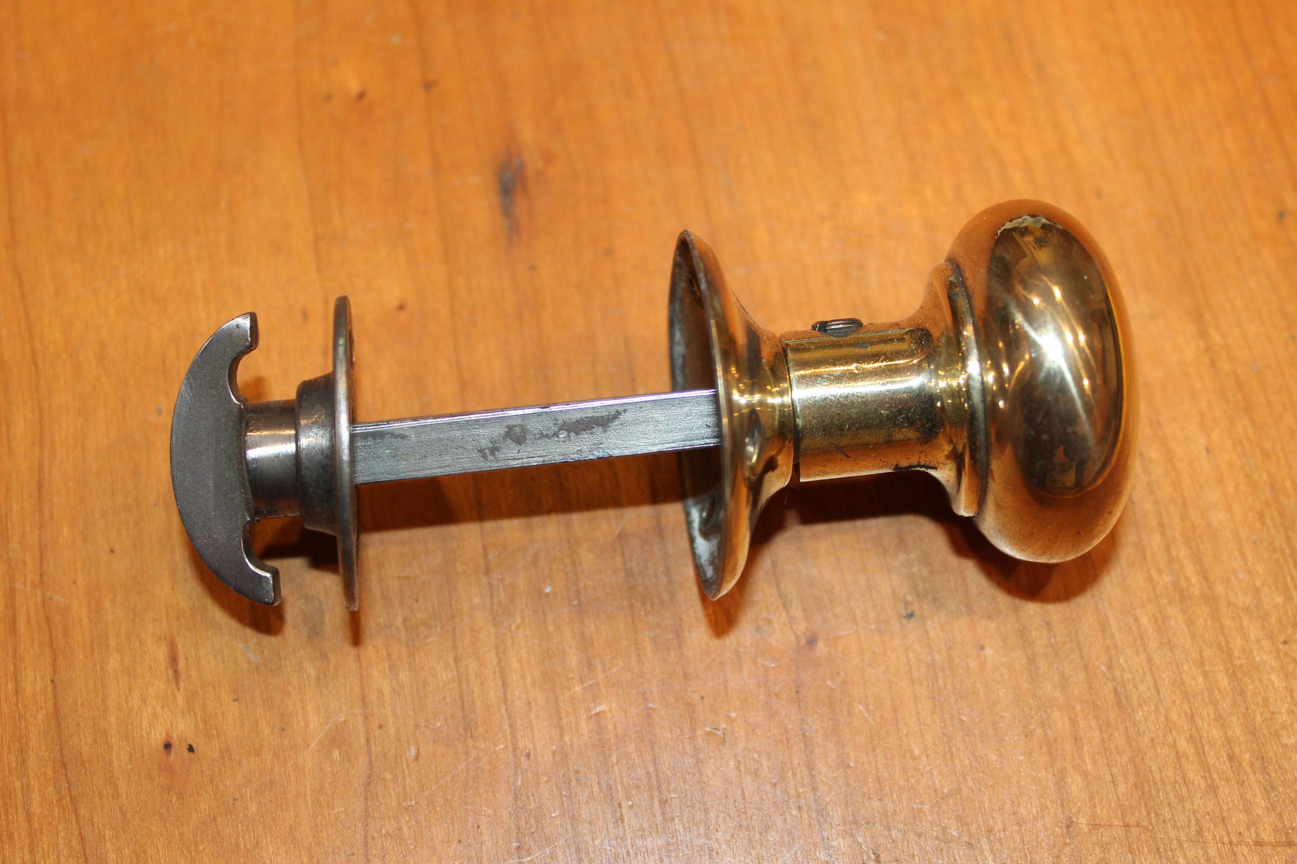 Brass 13/4 Door Knob / Thumb Turn Screen or Passage Etsy