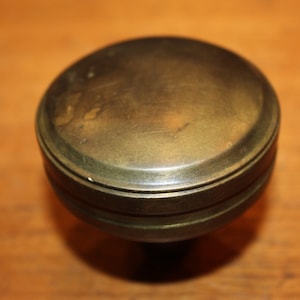 Antique Cast Bronze Drum Style Concentric Doorknob T-133