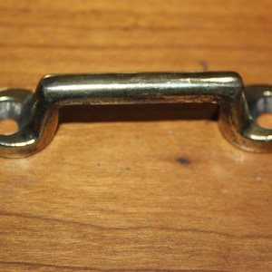 Cast Bronze Polished Antique Window Sash Lift Pull P-73