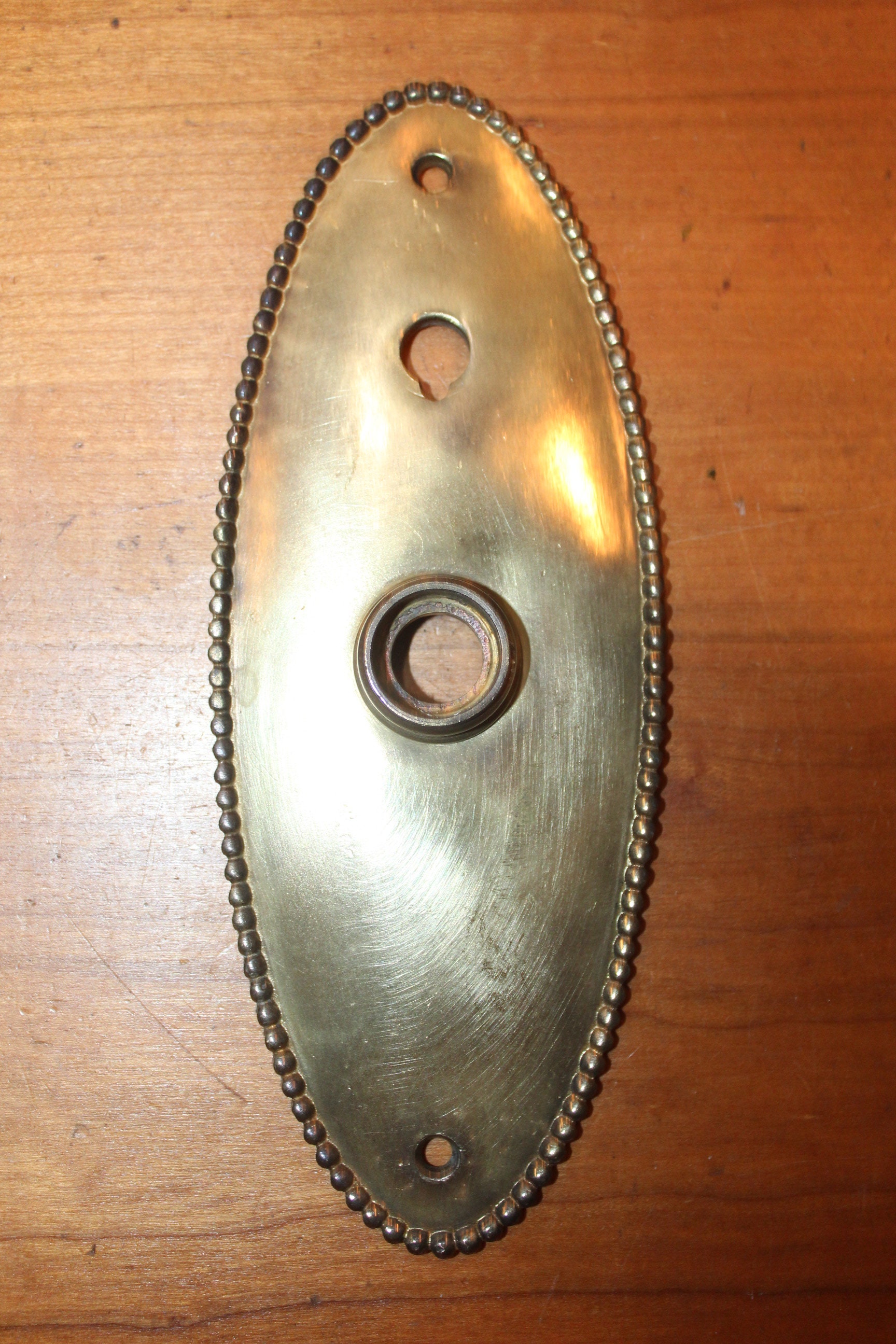 Antique Thumb Turn Beaded Escutcheon for Reading Lenox Design Etsy