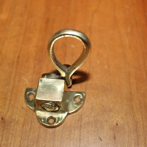 Vintage Brass Casement Awning Window Sash Latch Lock Lift Handle No Catch O-2