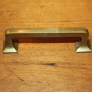 Antique Vintage Cast Bronze Brass Furniture Drawer Handle Pull M-15