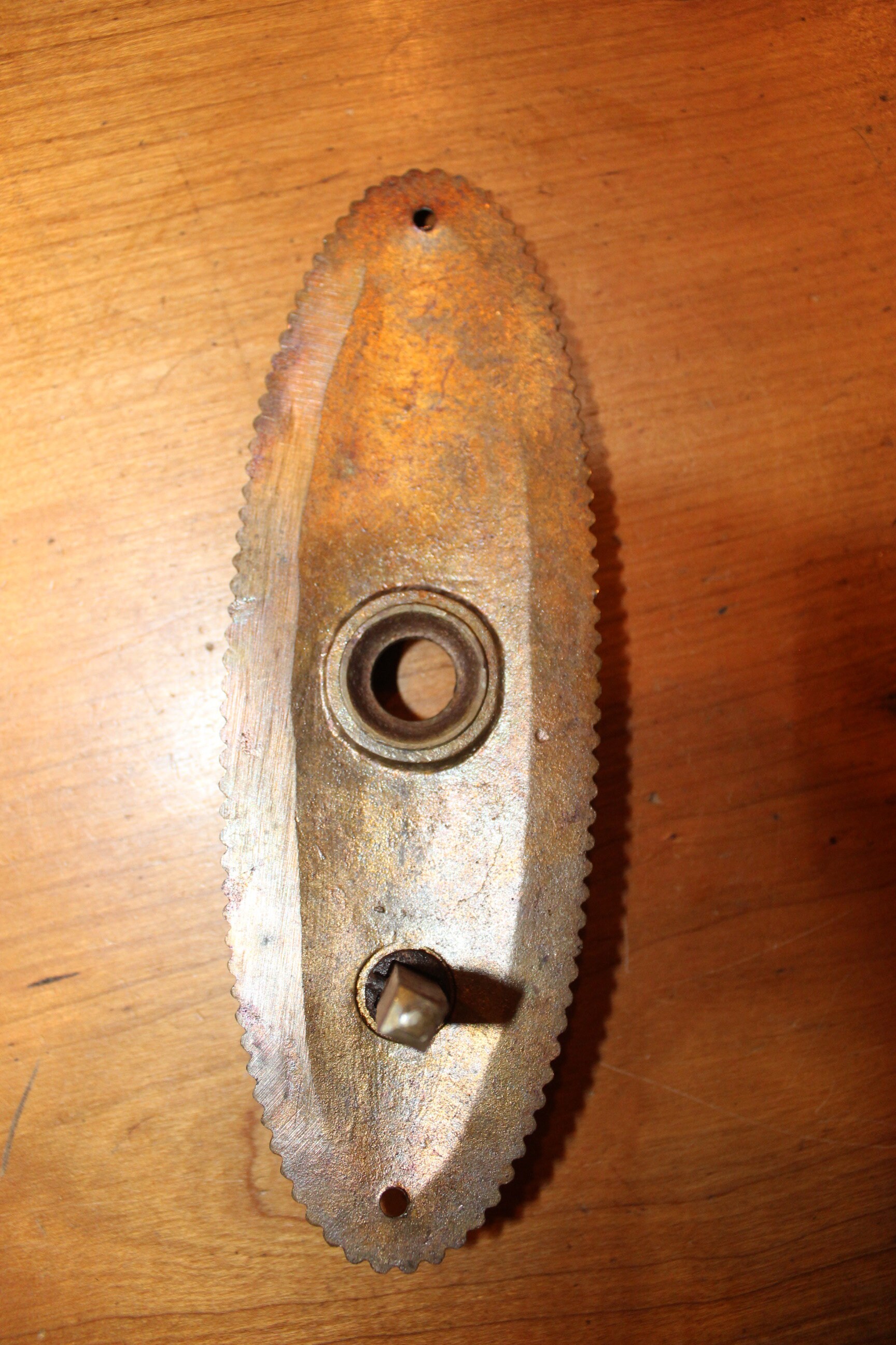 Antique Thumb Turn Beaded Oval Escutcheon for Reading Lenox Etsy