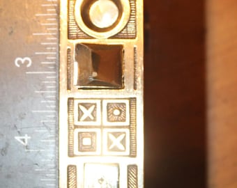 Antique Victorian Sargent B-10400 Ornate Keyhole Entry Mortise W/Thumb #6354 R-31